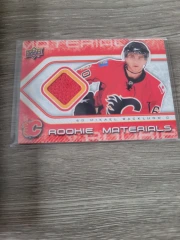 2009-10 Upper Deck Rookie Materials Jersey #RM-MB Mikael Backlund Flames